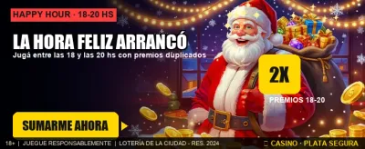 Disfrutá la Hora Feliz Hoy banner